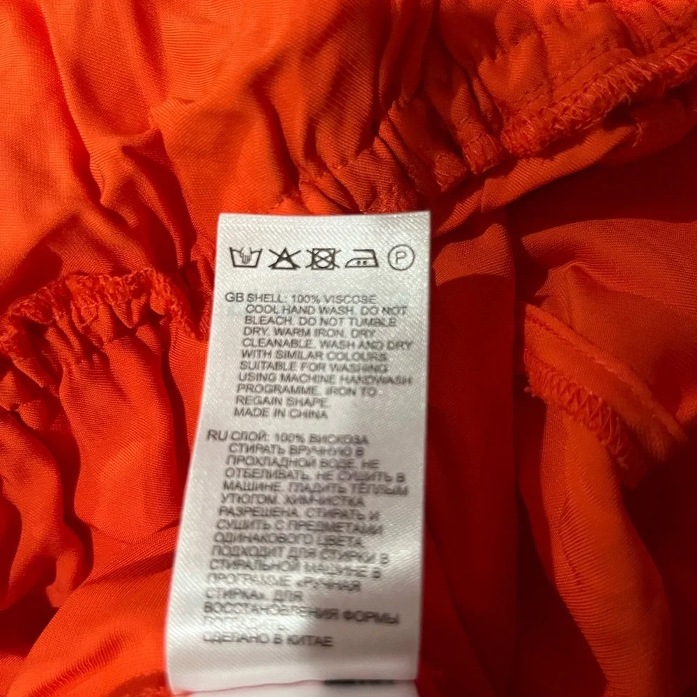 REISS • Kali Draped Jumpsuit • Orange - Picture 5 of 5